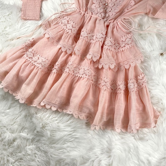 LAST ONE! L'ATISTE Cotton Candy Victorian Ruffled Lace Mini - Picture 8 of 16